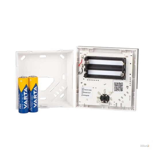 Alpha Smartware Raumbediengerät Display mit Designscheibe RDS 61011-N1, neutral, weiß Möhlenhoff