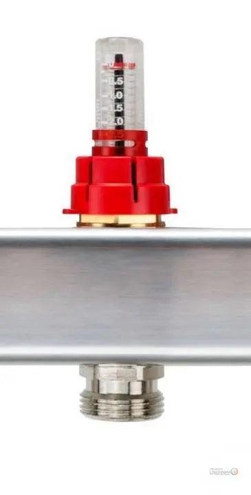 Edelstahlverteiler für FbH mit 5 Heizkreisen Heizsysteme Löschmann