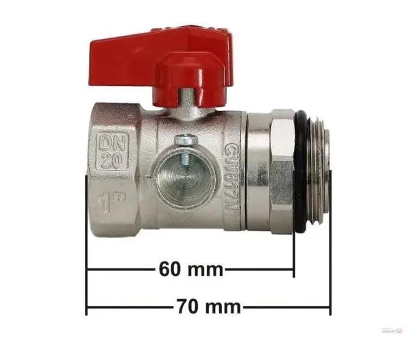 Kugelhahn Set für Heizkreisverteiler zur Verteilerabsperrung. Heizsysteme Löschmann