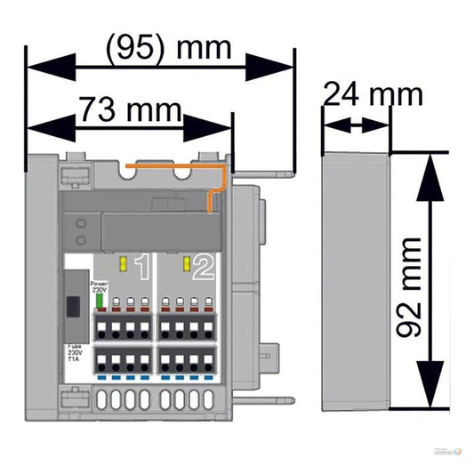 Smart Home CosiTherm Reglermodul 2-fach F2A Afriso