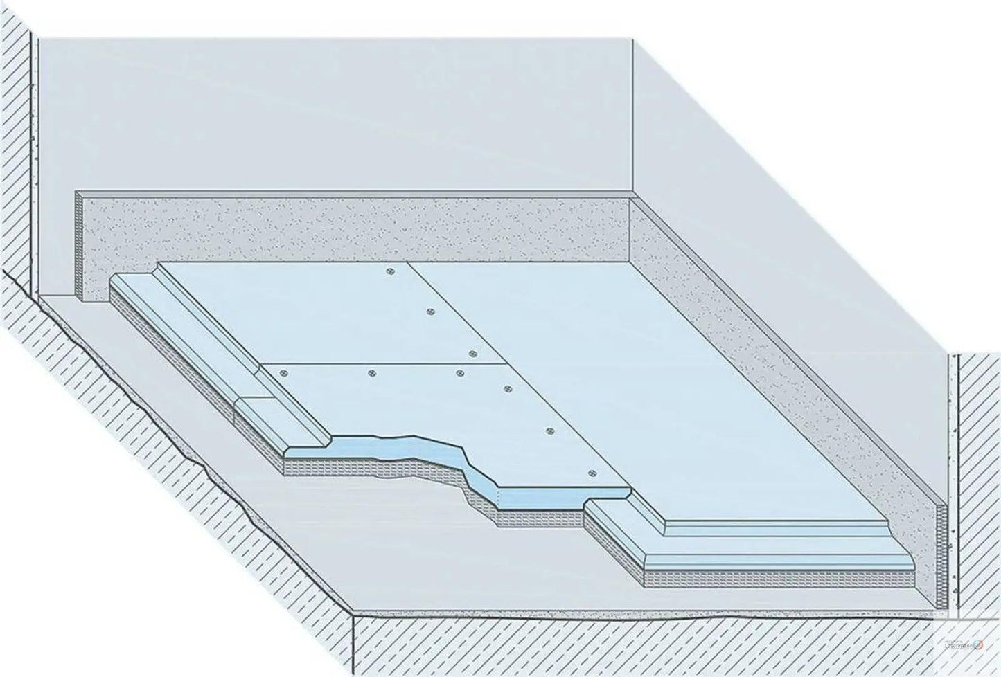 Trockenestrich Knauf F126 Brio 23 (0,72 m²) Knauf