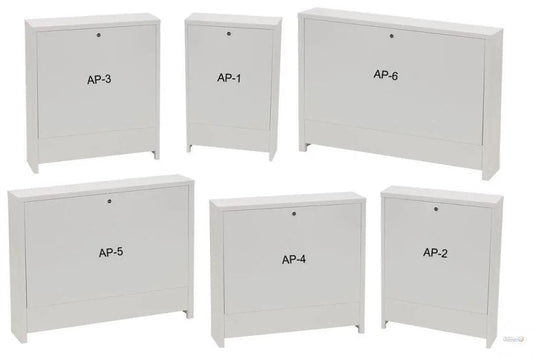 Verteilerschrank Aufputz bis max. 7 Heizkreise Heizsysteme Löschmann