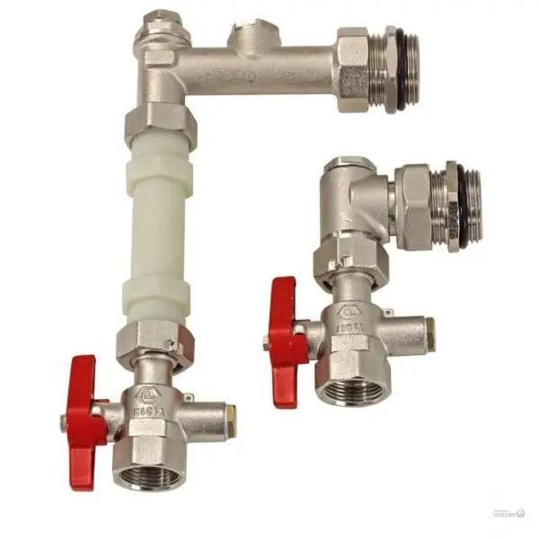 Wärmemengenzähler-Einbauset 3/4" senkrecht Heizsysteme Löschmann