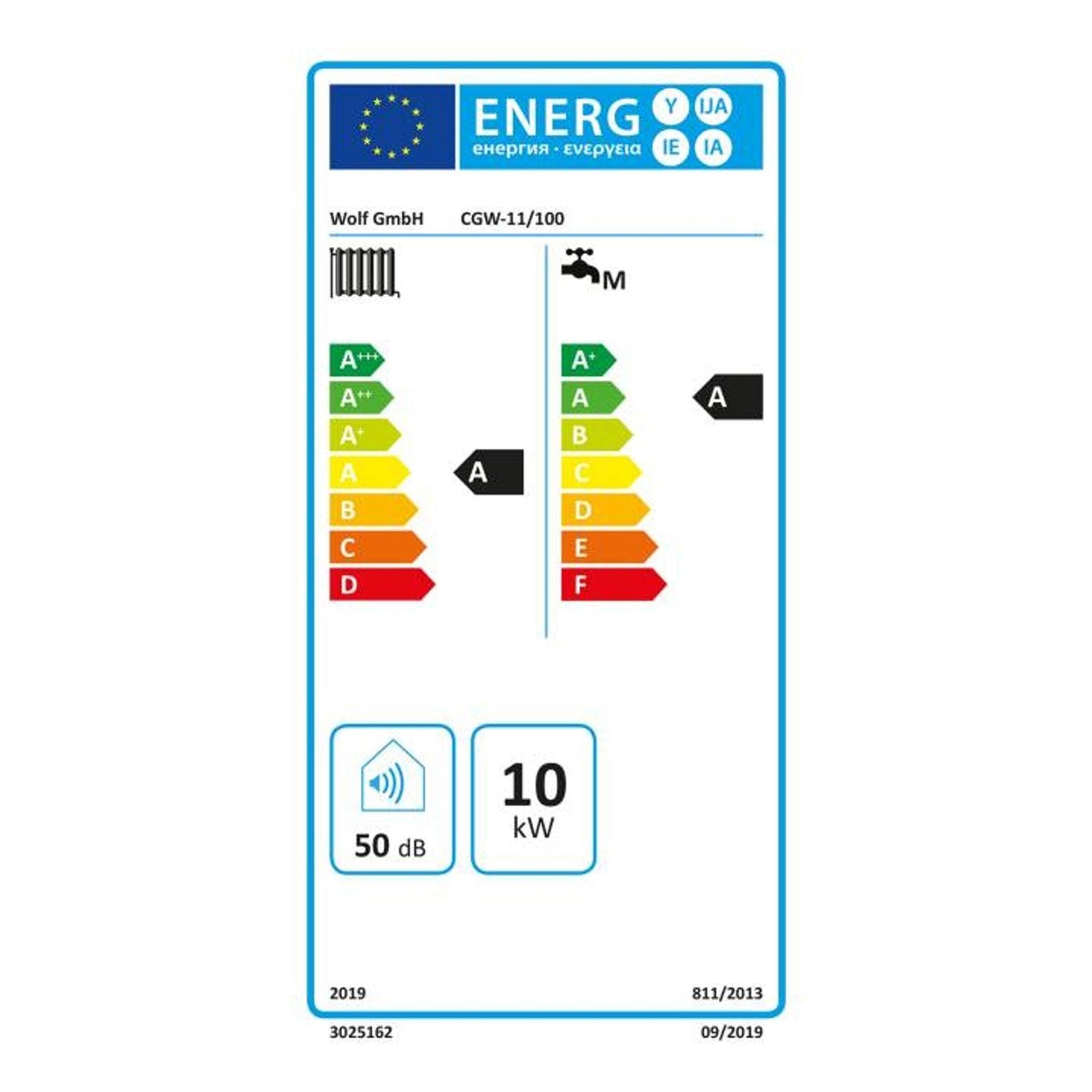 Wolf Gas-Brennwert Kompaktheizzentrale CGW-2-14 14 kW, inkl. Schichtenladespeicher 100L, Regelung BM-2 und Zubehör