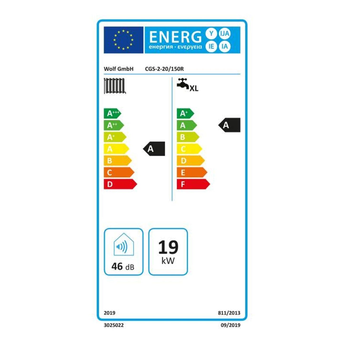Wolf Gas-Brennwert 20 kW Kompaktheizzentrale CGS-2R-20