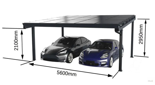 Solar- Doppelcarport Heizsysteme Löschmann