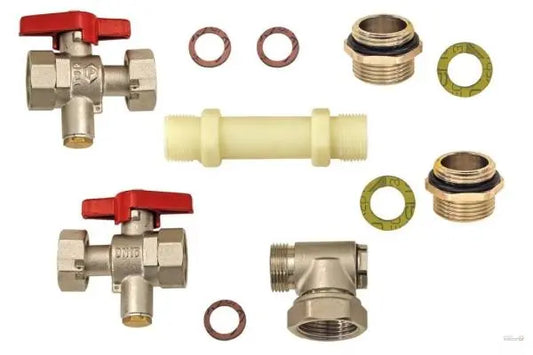 Wärmemengenzähler-Einbauset 3/4" senkrecht Heizsysteme Löschmann