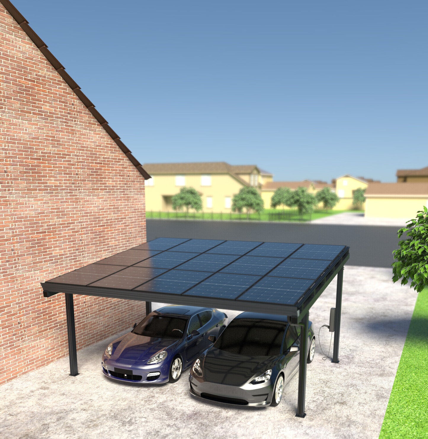 Solar- Doppelcarport