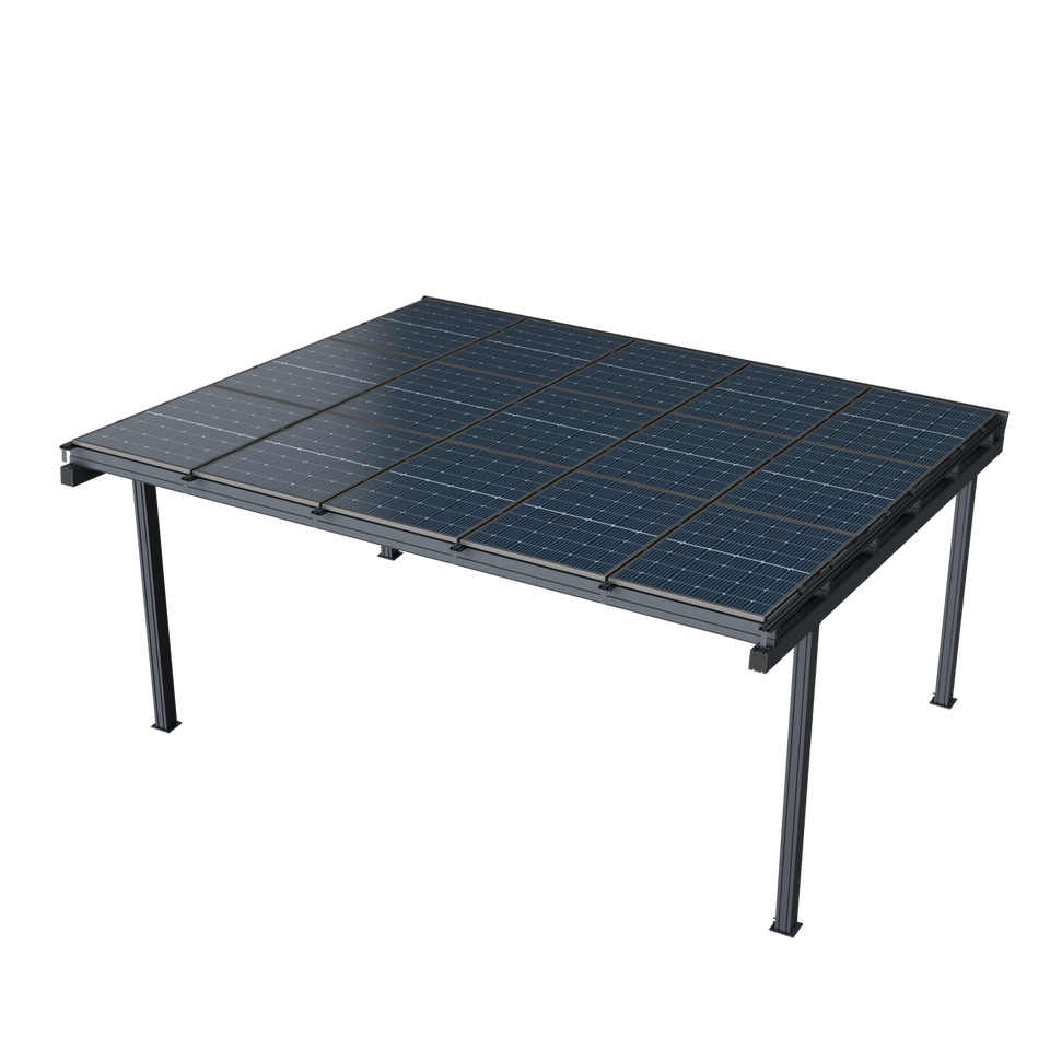 Solar- Doppelcarport